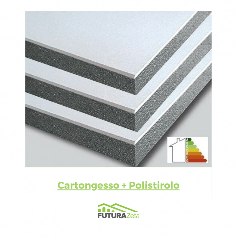cartongesso isolante con lana di roccia
